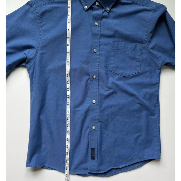 Bundle of 2 Boys Size Large Blue Oxford Button Up Dress Shirts | Semi-formal - Picture 11 of 13
